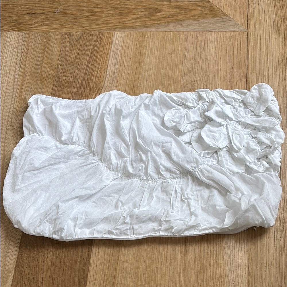 Restoration Hardware Baby & Child Washed Appliquéd Fleur Boudoir Sham